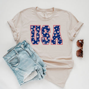 USA Daisy Graphic Tee