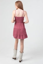 Load image into Gallery viewer, Rose Eyelet Twist Front Dress