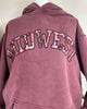 Burgundy Floral Midwest Hoodie