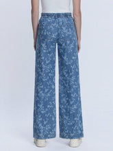 Load image into Gallery viewer, Vervet High Rise Floral Wide Leg Jean