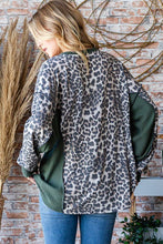 Load image into Gallery viewer, Olive Animal Print Top