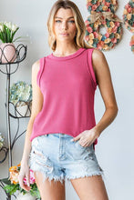 Load image into Gallery viewer, Hot Pink Urban Ribbed Tank