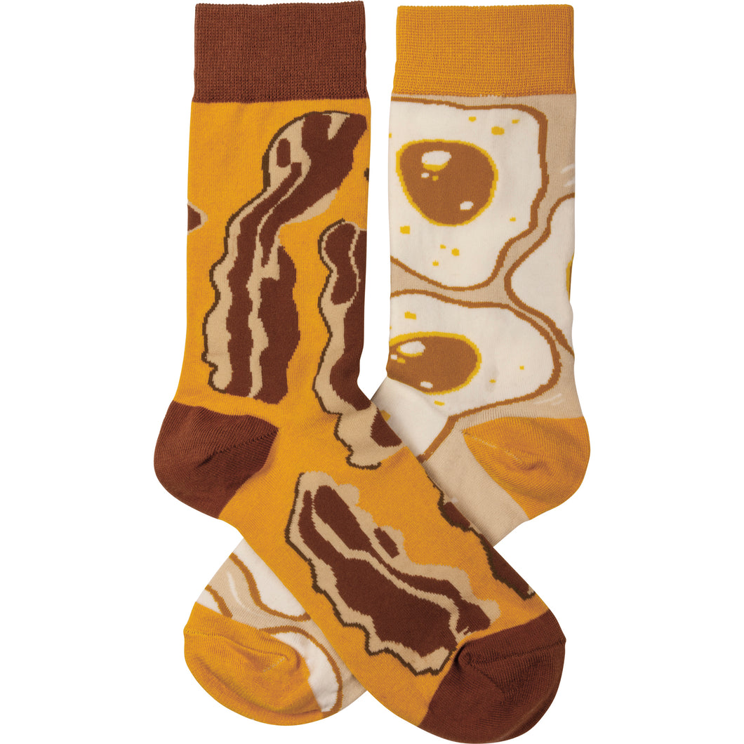 Bacon And Eggs Socks
