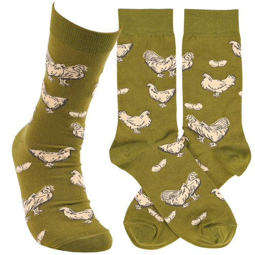 Happy Chicken Socks