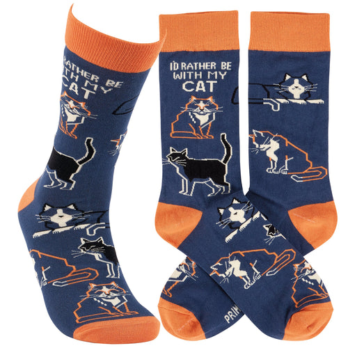 Rather Be With My Cat Socks