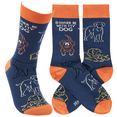 Rather Be With My Dog Socks