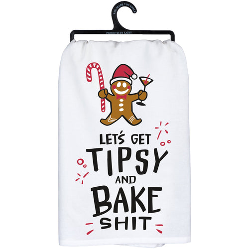 Get Tipsy And Bake Kitchen Towel