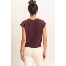 Load image into Gallery viewer, Red Rolled Edge Button Front Sweater Vest