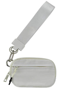 Nylon Zip Wallet W/ ID Window and Detachable Wristlet