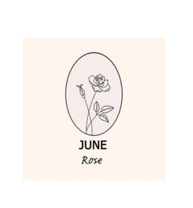 Birth Month Flower Necklace