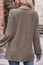 Load image into Gallery viewer, Khaki Loose Fit Pullover Top