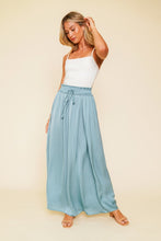 Load image into Gallery viewer, HAMMERED SATIN SPLIT HEM MAXI SKIRT