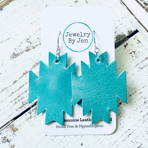 Southwest Earrings: Dusty Turquoise