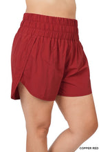 Load image into Gallery viewer, Windbreaker Smocked Waistband Running Shorts