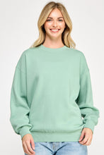 Load image into Gallery viewer, Fleece Relaxed Fit Oversized Sweatshirt