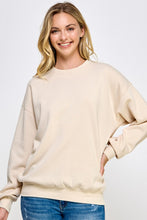 Load image into Gallery viewer, Fleece Relaxed Fit Oversized Sweatshirt