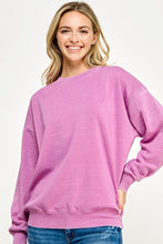Load image into Gallery viewer, Fleece Relaxed Fit Oversized Sweatshirt