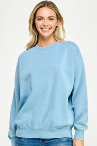 Fleece Relaxed Fit Oversized Sweatshirt