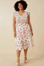 Load image into Gallery viewer, Floral Chiffon Smocked Tank Dress