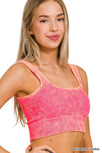 Load image into Gallery viewer, Washed Ribbed Square Neck Tank