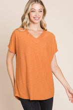 Load image into Gallery viewer, Pumpkin Swiss Dot Top