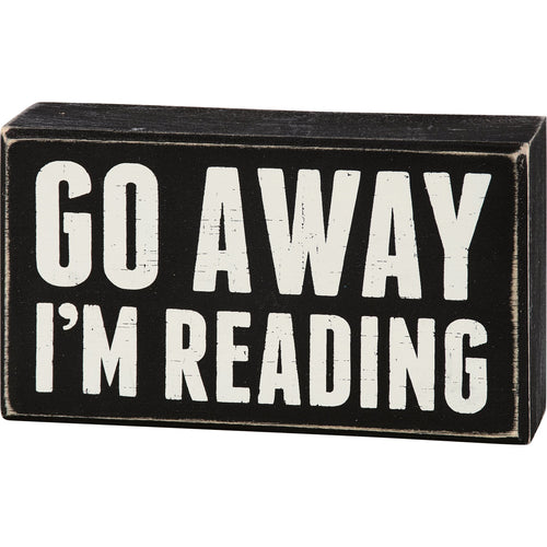 I'm Reading Box Sign