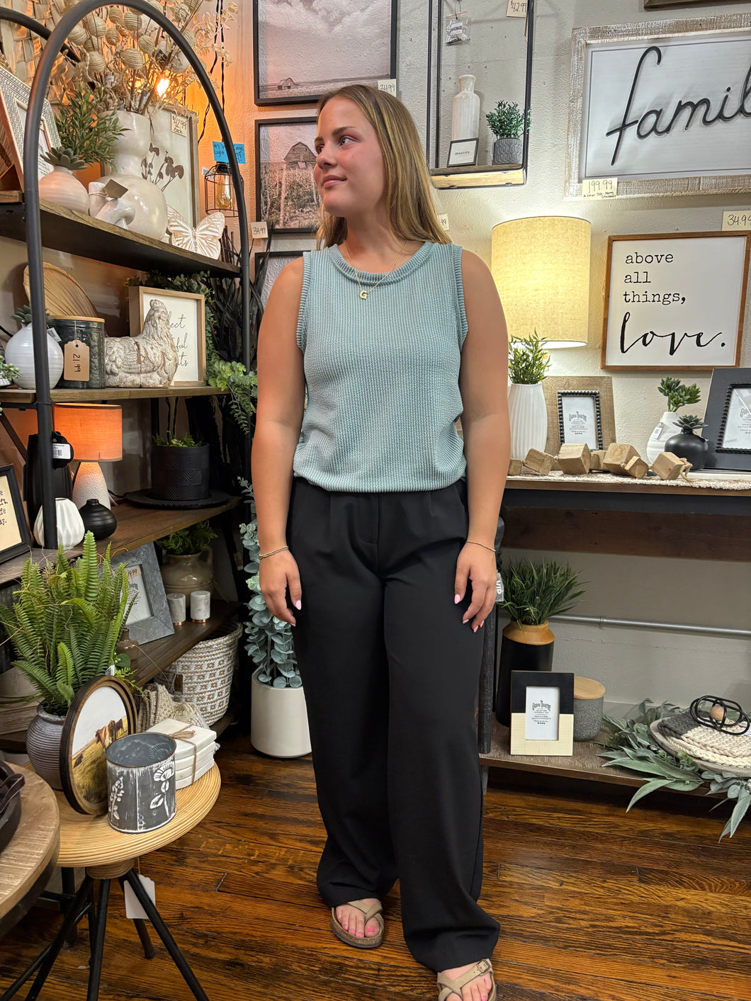 Dk Sage Urban Ribbed Tank