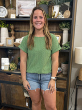 Load image into Gallery viewer, Light Green Short Sleeve Top