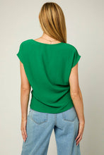 Load image into Gallery viewer, Kelly Green Front Knot Top