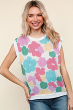 Load image into Gallery viewer, Floral Print Dolman Tank