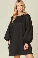 Load image into Gallery viewer, Black Textured Dress