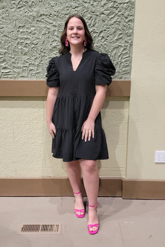 Black Baby Doll Dress