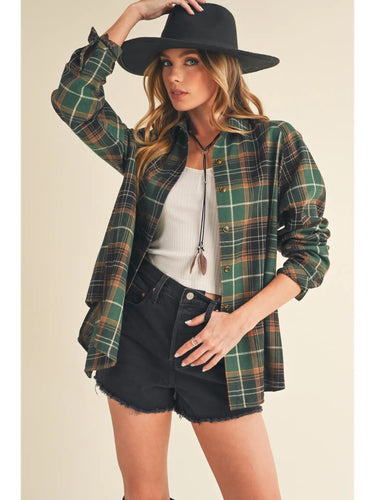 Green Plaid Flannel