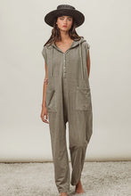 Load image into Gallery viewer, Vintage Taupe French Terry Jumpsuit