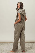 Load image into Gallery viewer, Vintage Taupe French Terry Jumpsuit