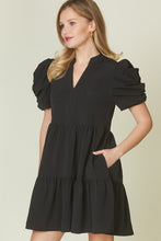 Load image into Gallery viewer, Black Baby Doll Dress