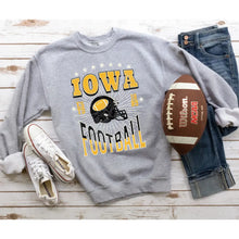 Load image into Gallery viewer, Iowa Football Grey Sweatshirt