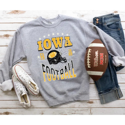 Iowa Football Grey Sweatshirt