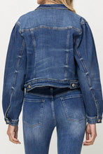 Load image into Gallery viewer, Balloon Sleeve Denim Jacket