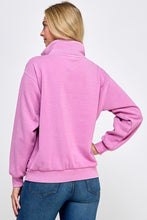 Load image into Gallery viewer, Half Zip Mock Neck Collar