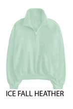Load image into Gallery viewer, Half Zip Mock Neck Collar