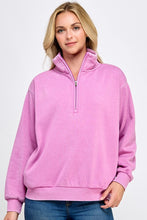 Load image into Gallery viewer, Half Zip Mock Neck Collar