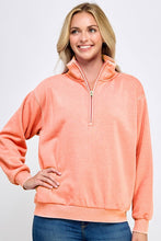 Load image into Gallery viewer, Half Zip Mock Neck Collar