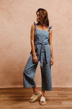 Load image into Gallery viewer, Denim Leopard Print Overall