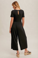 Load image into Gallery viewer, Black Square Neck Jumpsuit