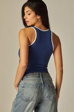 Load image into Gallery viewer, Seamless Contrast Binding Tank Top