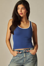 Load image into Gallery viewer, Seamless Contrast Binding Tank Top