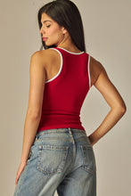 Load image into Gallery viewer, Seamless Contrast Binding Tank Top