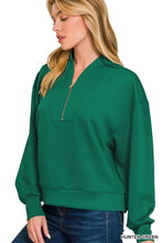 Load image into Gallery viewer, Scuba Half Zip Pullover