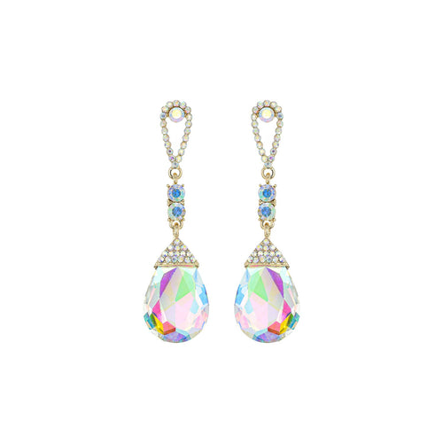 Gold Teardrop Rhinestone